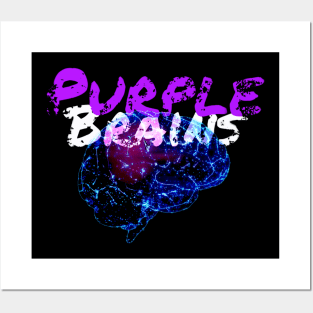 Purple Brains Posters and Art